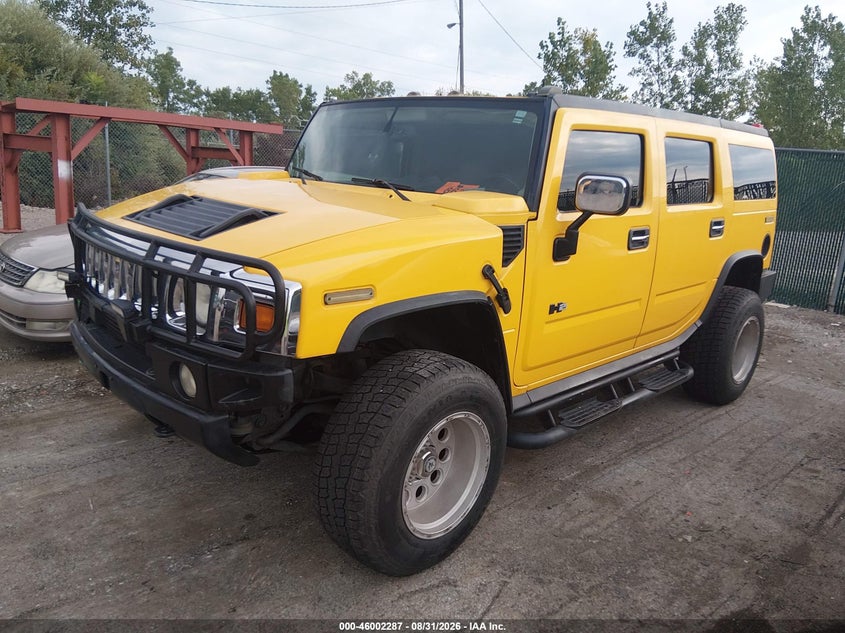 2003 Hummer H2, Front End, IAAI, VIN 5GRGN23U03H108620 — photo 2
