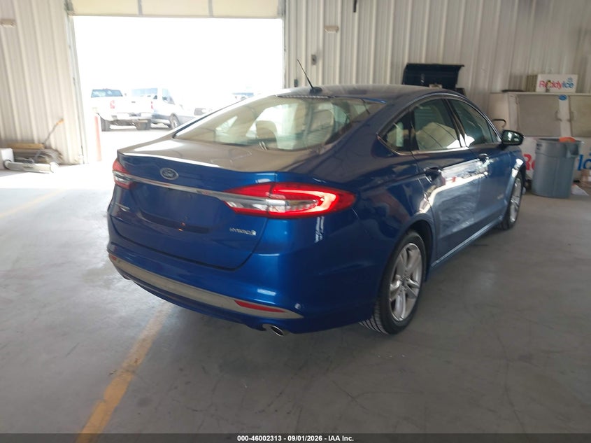 2018 FORD FUSION HYBRID auction photo 4