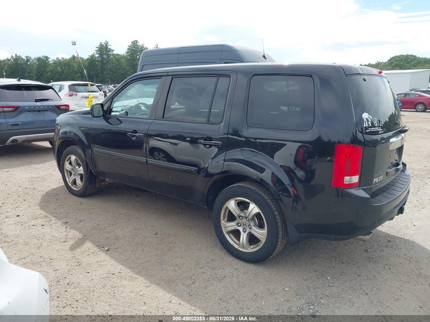 Vin: 5fnyf4h43db009315, lot: 46501698, honda pilot ex 20133