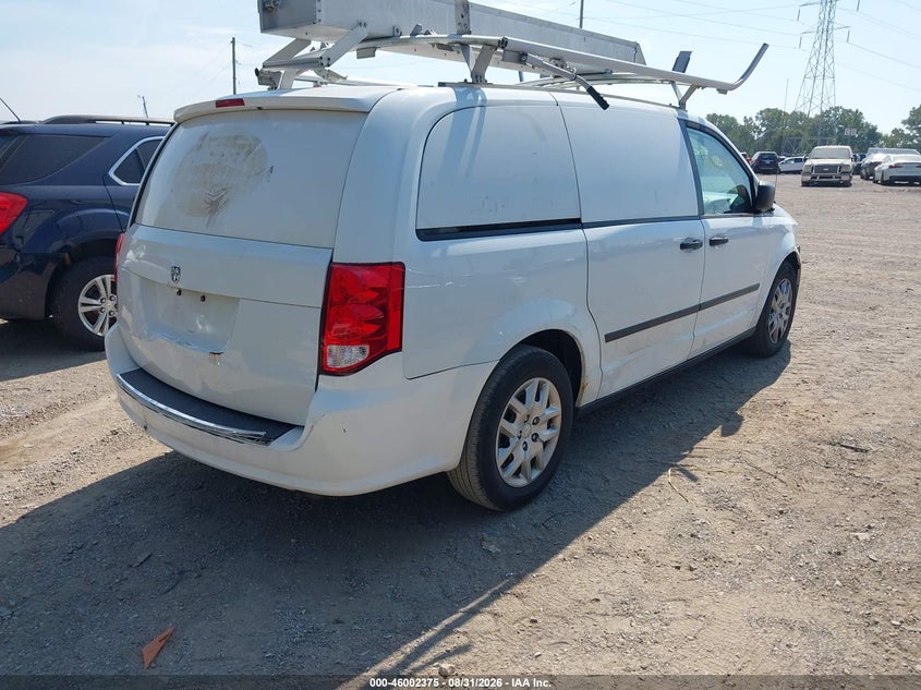 RAM CARGO 2014 VIN 2C4JRGAG7ER322369