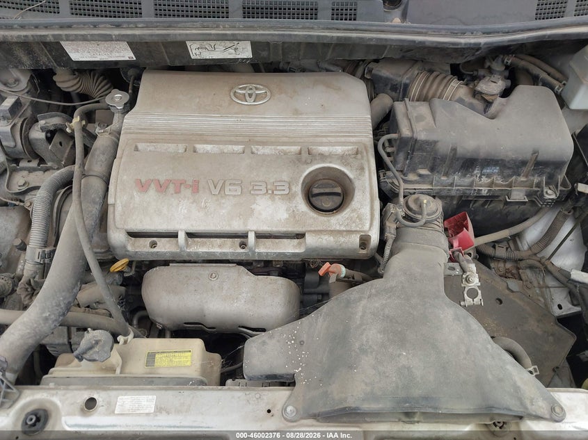 2006 TOYOTA SIENNA VAN 3.3L V-6 DOHC, VVT, REGULAR , 215HP