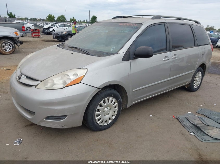 2006 TOYOTA SIENNA VAN 3.3L V-6 DOHC, VVT, REGULAR , 215HP