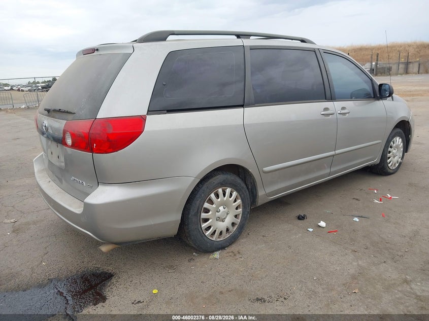 2006 TOYOTA SIENNA VAN 3.3L V-6 DOHC, VVT, REGULAR , 215HP