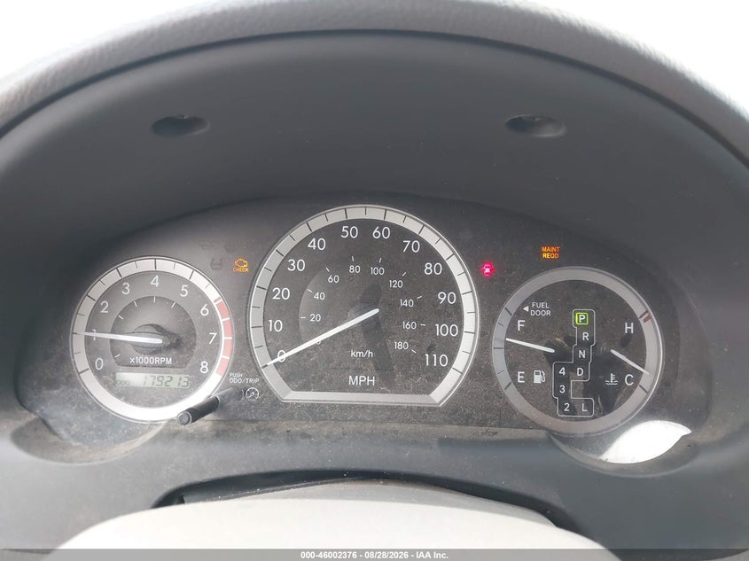 2006 TOYOTA SIENNA VAN 3.3L V-6 DOHC, VVT, REGULAR , 215HP