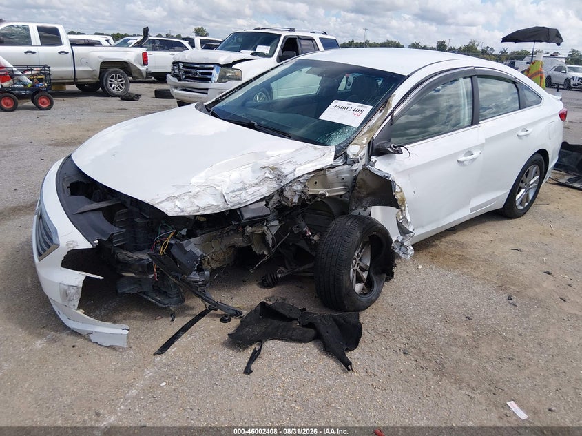 2017 Hyundai Sonata, Front End, IAAI, VIN 5NPE24AF3HH501098 — photo 2