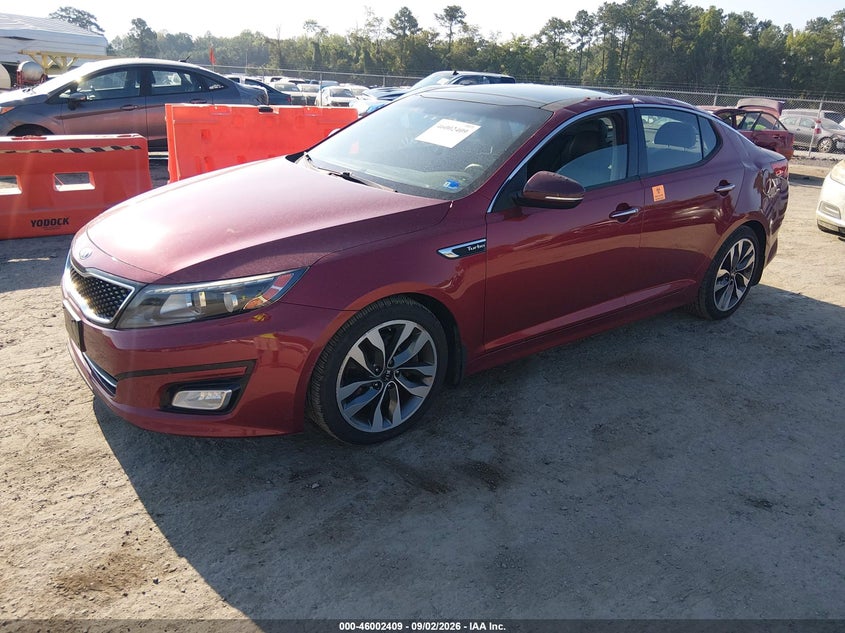 2015 Kia Optima, Roof, IAAI, VIN 5XXGR4A62FG495405 — photo 2
