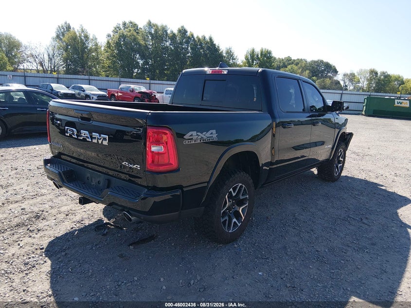Vin: 1c6srfjp2sn627504, lot: 46501781, ram 1500 laramie  4x4 5'7 box 20254