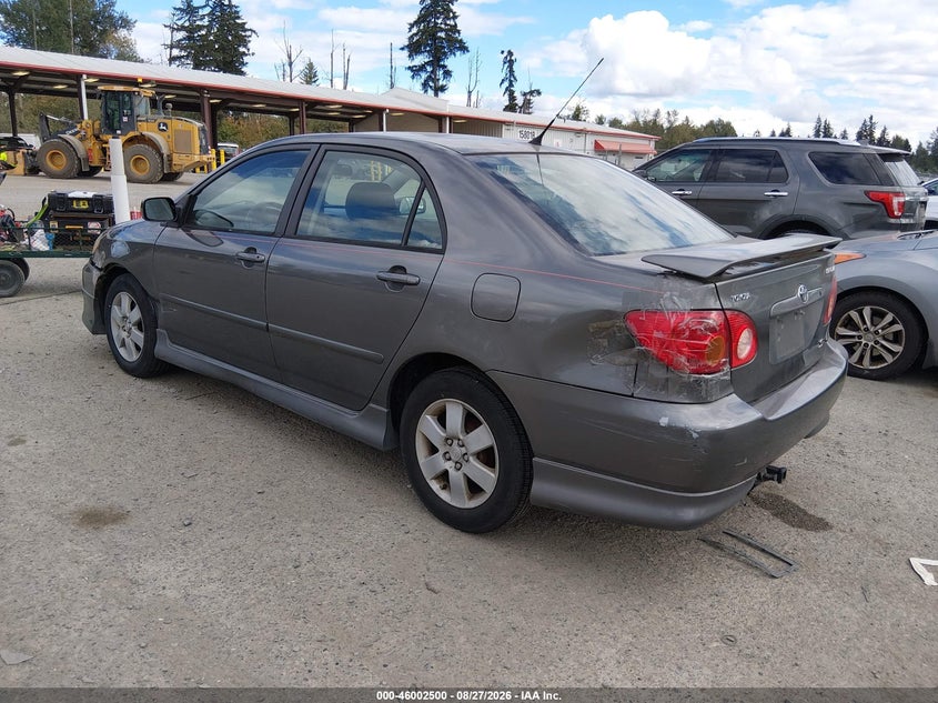 2005 TOYOTA COROLLA SEDAN 1.8L I-4 DOHC, VVT, REGULAR , 130HP