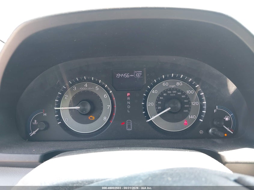 2012 HONDA ODYSSEY VAN 3.5L V-6 VVT, 248HP