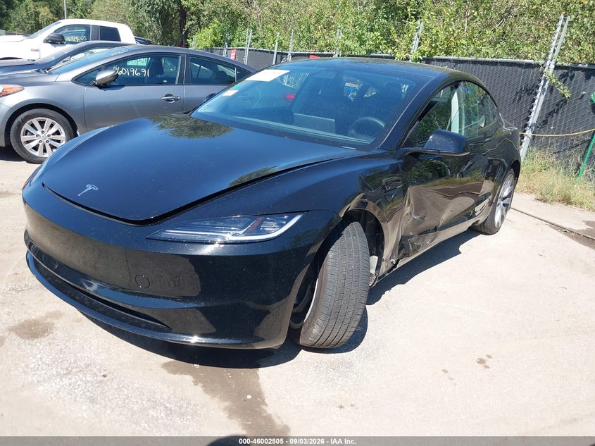 Vin: 5yj3e1ea8sf024363, lot: 46501850, tesla model 3 long range rear-wheel drive/standard rear-wheel drive 20252