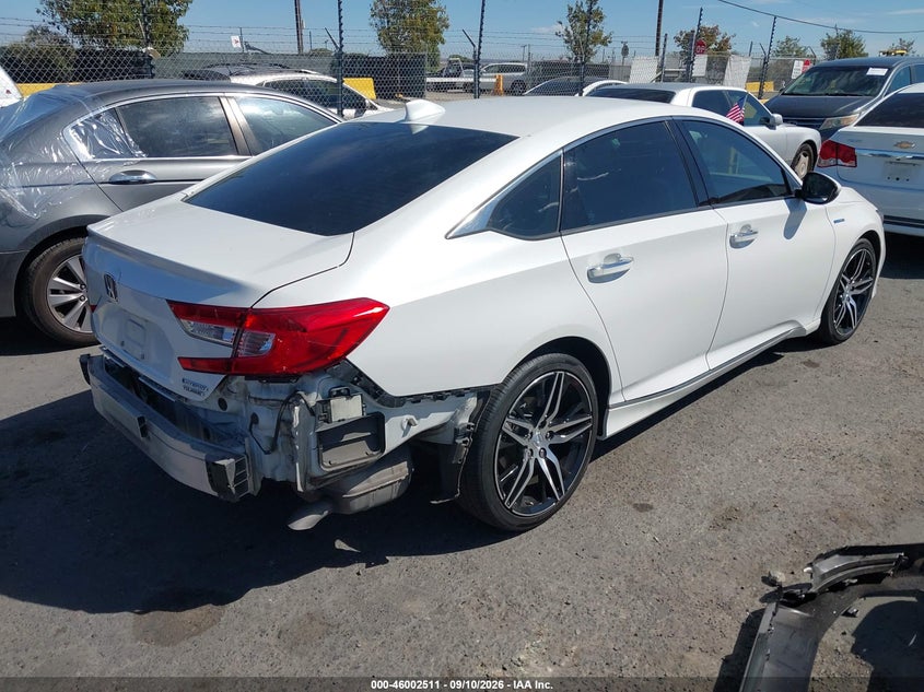 Vin: 1hgcv3f90na025697, lot: 46501856, honda accord hybrid touring 20224
