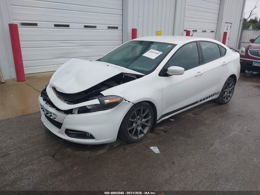2013 Dodge Dart, Front End, IAAI, VIN 1C3CDFBAXDD297145 — photo 2