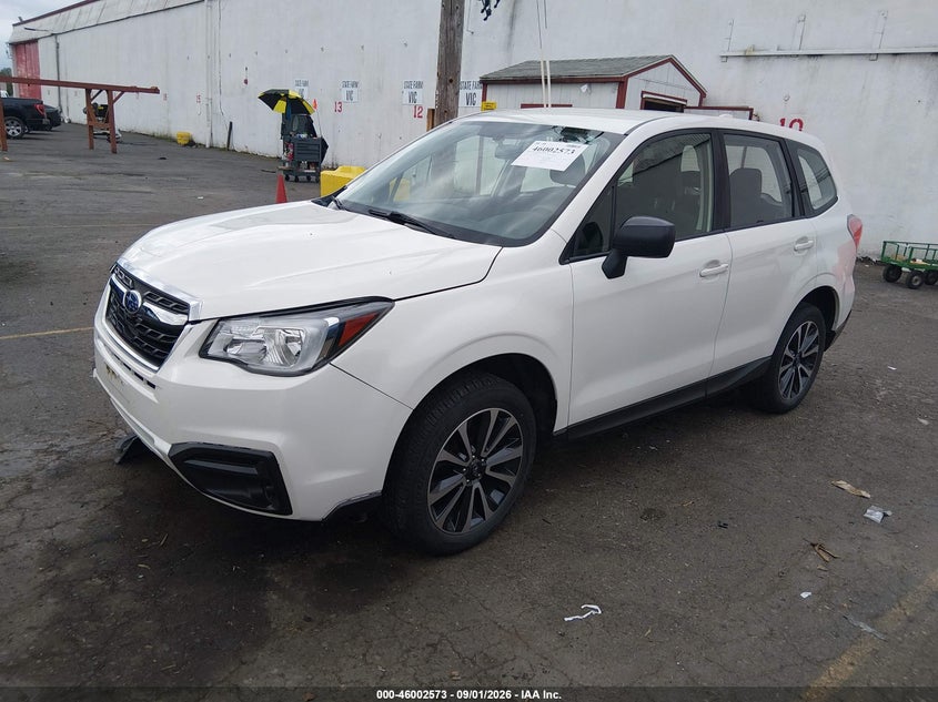 Vin: jf2sjaac1jh526274, lot: 46501918, subaru forester 2.5i 20182