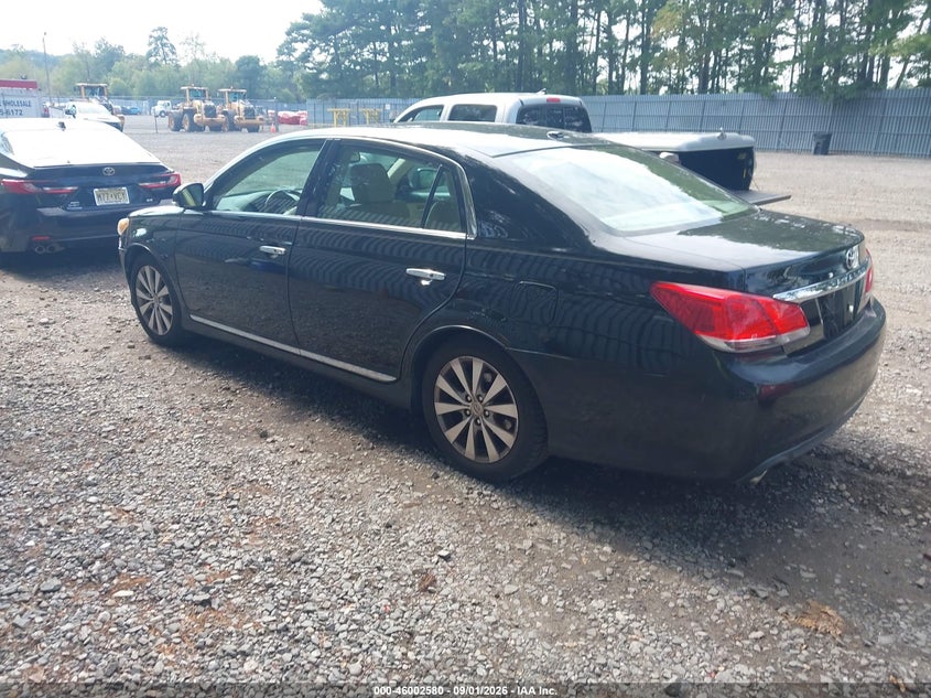 TOYOTA AVALON 2011 VIN 4T1BK3DB7BU419583