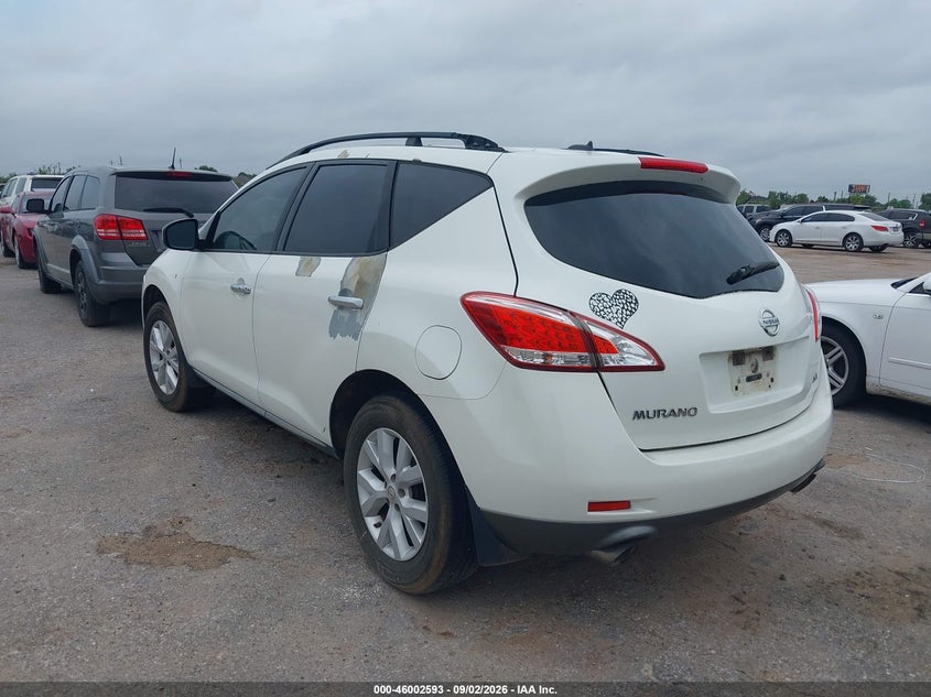2012 NISSAN MURANO auction photo 3