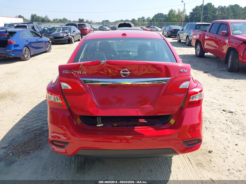 NISSAN SENTRA 2019 VIN 3N1AB7AP1KL606161