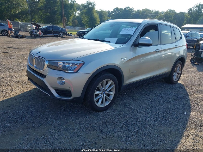 Vin: 5uxwx9c53g0d81985, lot: 46502001, bmw x3 xdrive28i 20162