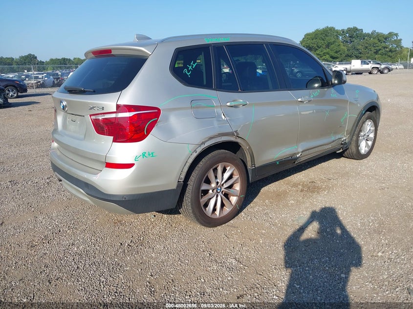 Vin: 5uxwx9c53g0d81985, lot: 46502001, bmw x3 xdrive28i 20164