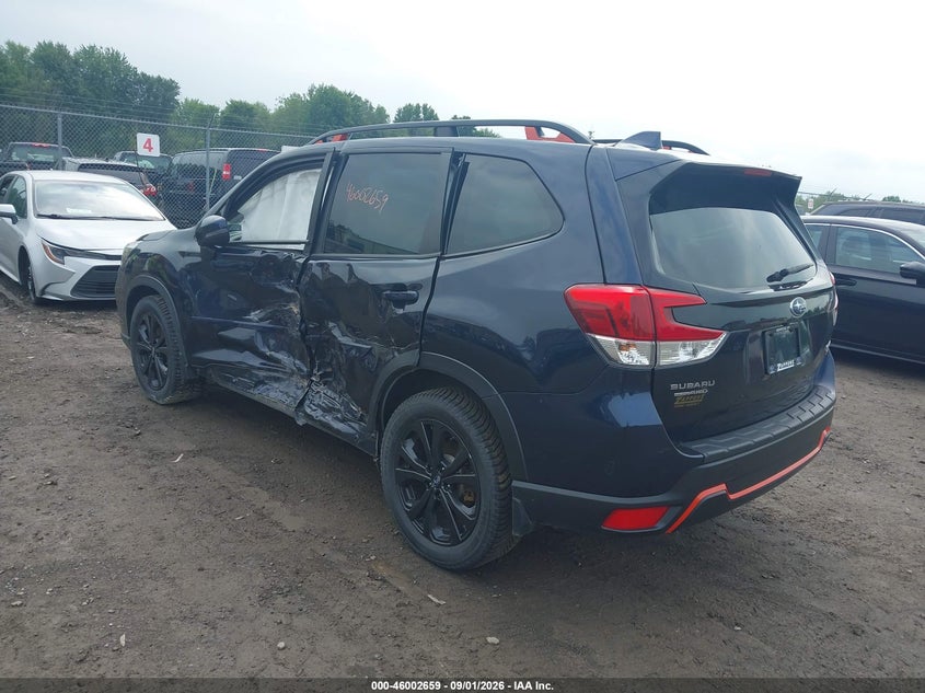 Vin: jf2skalc6mh518668, lot: 46502004, subaru forester sport 20213