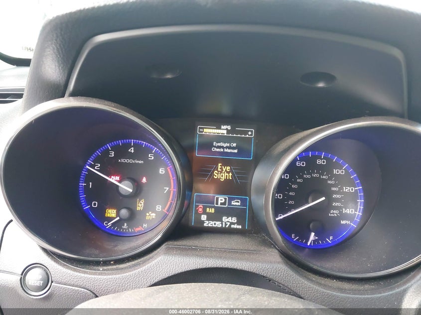 2017 SUBARU OUTBACK auction photo 7