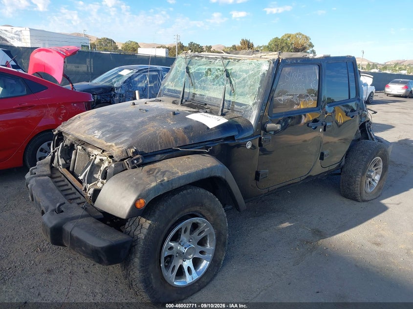 Vin: 1c4bjwdg2el149497, lot: 46502116, jeep wrangler unlimited sport 20142