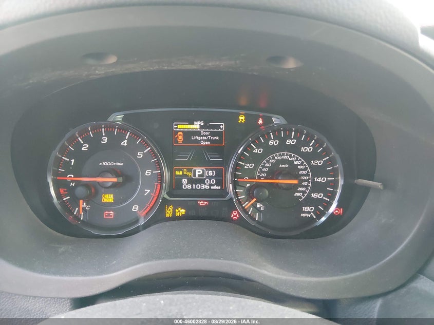 2018 SUBARU WRX auction photo 7