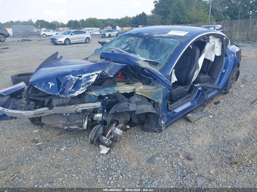 Vin: 5yj3e1ea5kf401053, lot: 46502176, tesla model 3 long range/mid range/standard range/standard range plus 20192