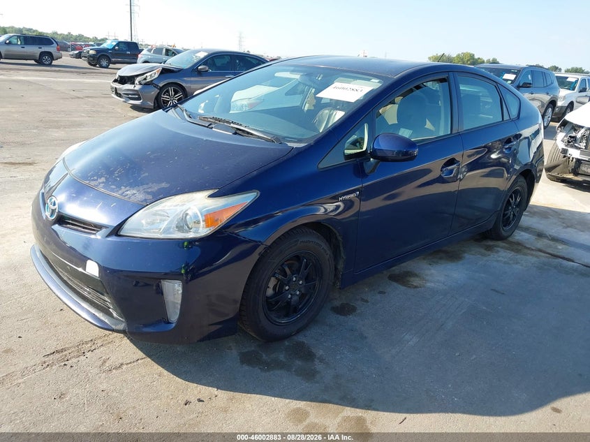 2012 Toyota Prius, Удар сзади, IAAI, VIN JTDKN3DU4C1553810 — фото 2