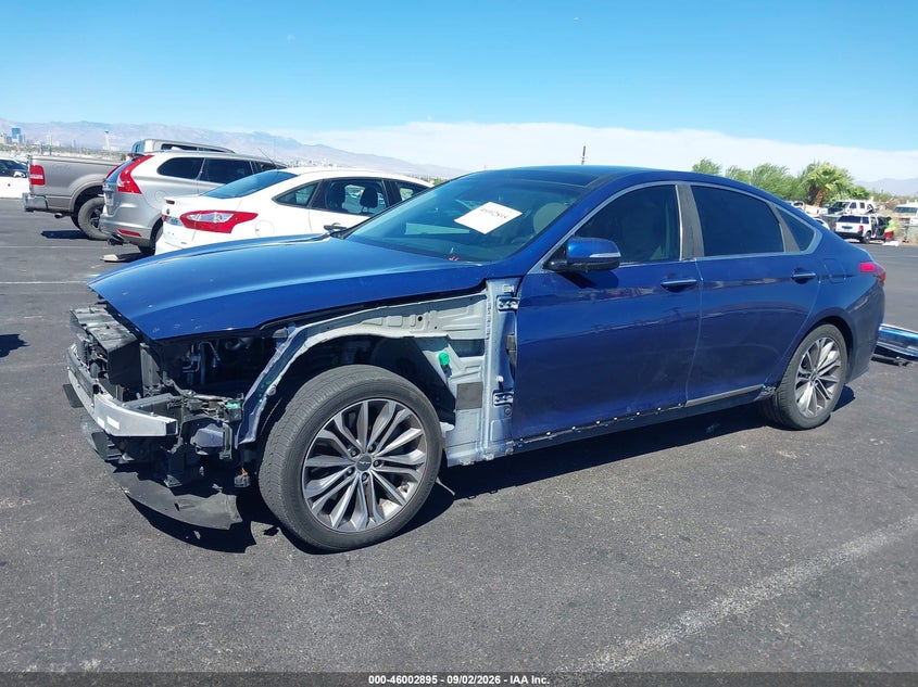 Vin: kmhgn4je9hu191953, lot: 46502240, genesis g80 3.8 20172
