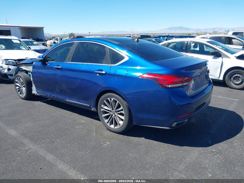 Vin: kmhgn4je9hu191953, lot: 46502240, genesis g80 3.8 20173