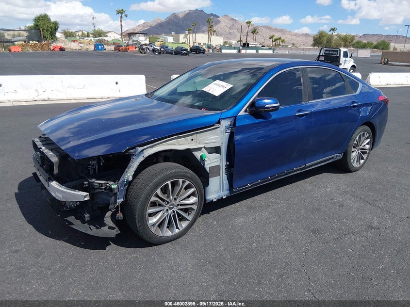 Vin: kmhgn4je9hu191953, lot: 46502240, genesis g80 3.8 20172