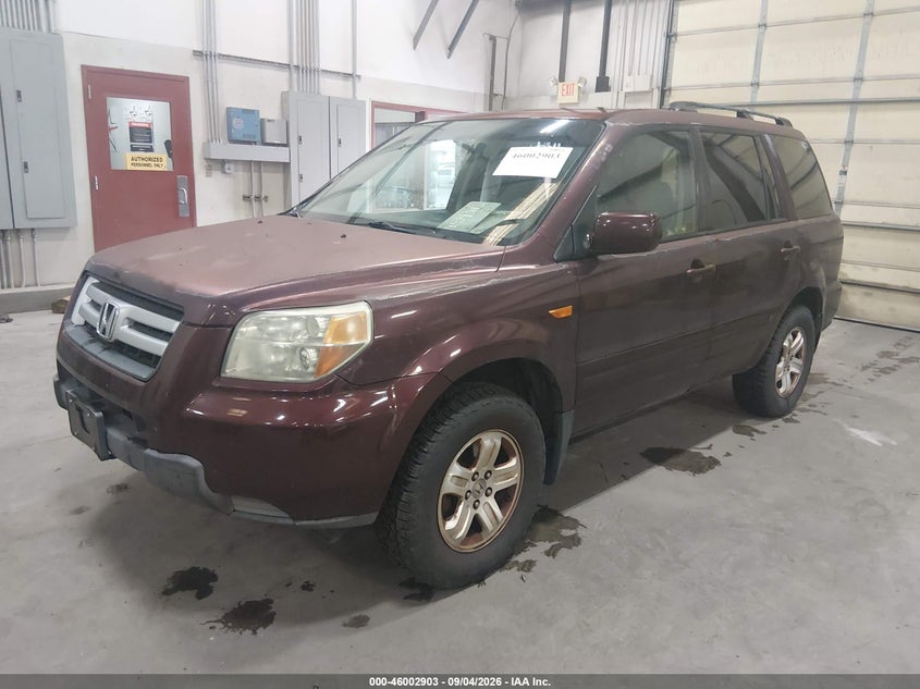 2008 HONDA PILOT SPORT UTILITY VEHICLE 3.5L V-6 VVT, REGULAR , 244HP