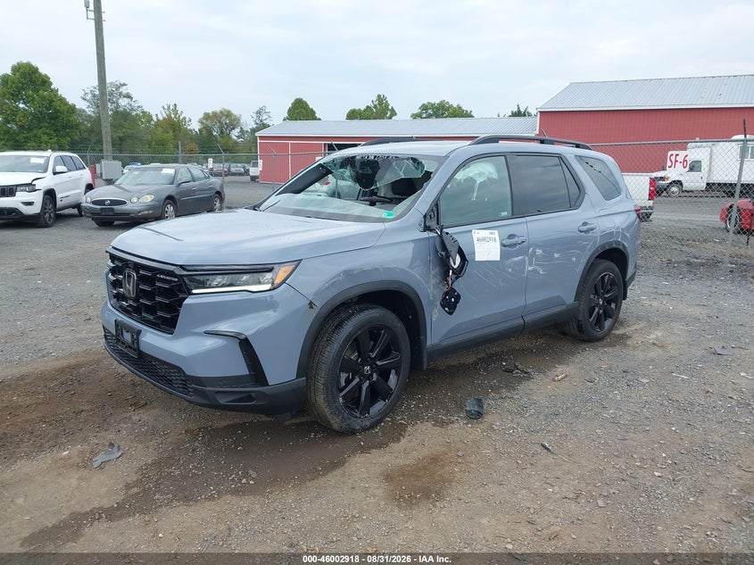 Vin: 5fnyg1h99sb161295, lot: 46502263, honda pilot black edition 20252