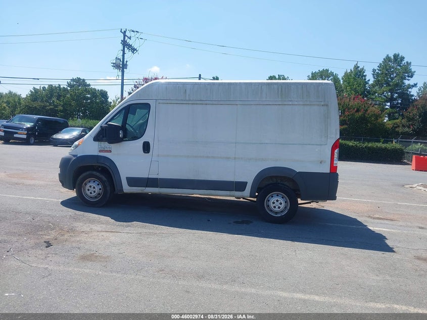 RAM PROMASTER 2500 2018 VIN 3C6TRVCG8JE125742