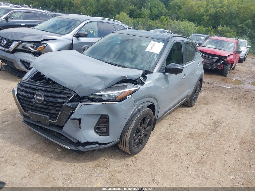 Vin: 3n1cp5dvxpl503014, lot: 46502348, nissan kicks sr xtronic cvt 20232