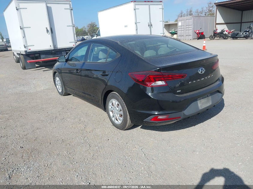 Vin: 5npd74lf1kh440755, lot: 46502382, hyundai elantra se 20193