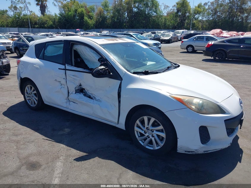 2012 MAZDA 3 HATCHBACK 2.0L I-4 DI, DOHC, VVT, 155HP