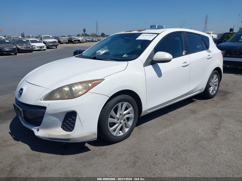 2012 MAZDA 3 HATCHBACK 2.0L I-4 DI, DOHC, VVT, 155HP