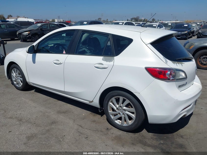 2012 MAZDA 3 HATCHBACK 2.0L I-4 DI, DOHC, VVT, 155HP