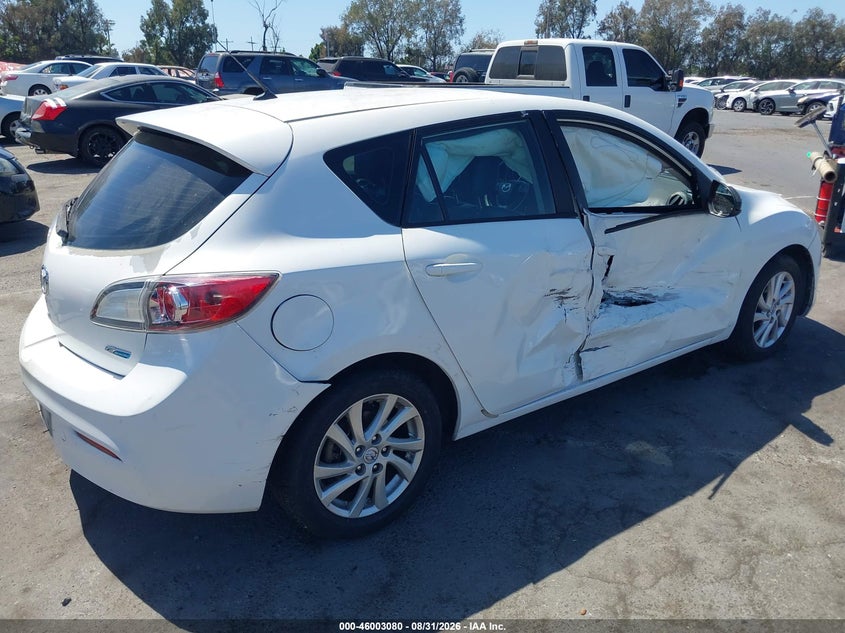 2012 MAZDA 3 HATCHBACK 2.0L I-4 DI, DOHC, VVT, 155HP
