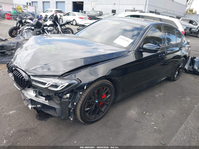Vin: wba53bj08nwx46074, lot: 46502426, bmw 540 i 20222