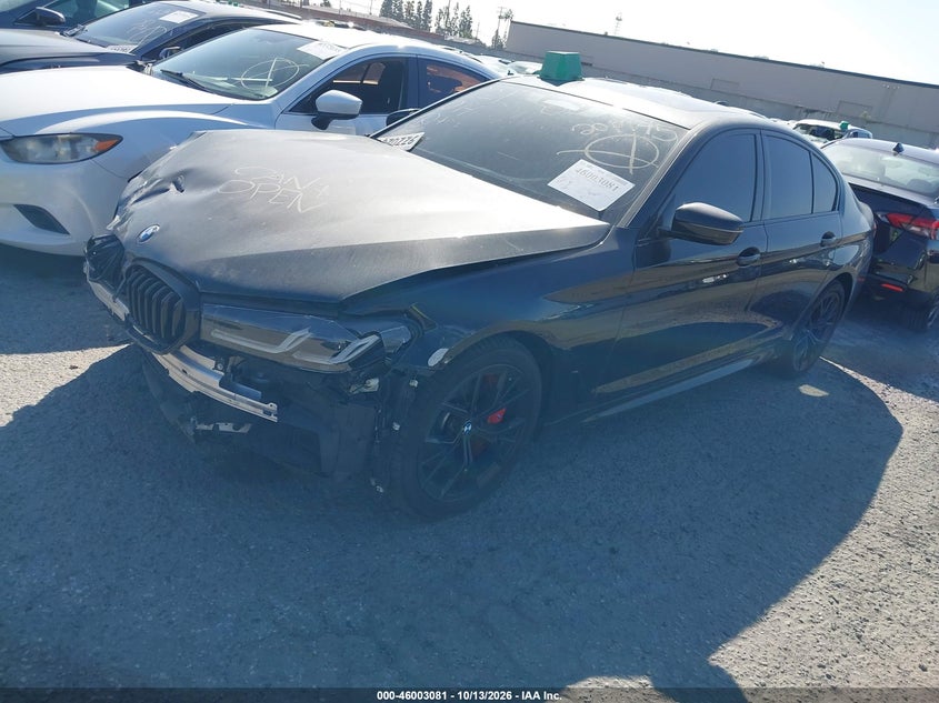 Vin: wba53bj08nwx46074, lot: 46502426, bmw 540 i 20222