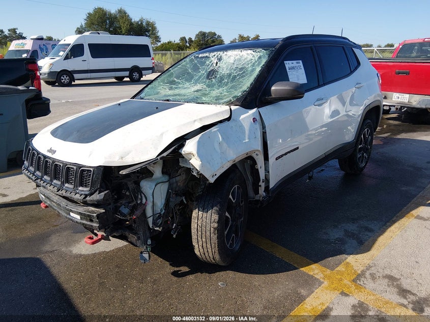 Vin: 3c4njddb6lt177875, lot: 46502477, jeep compass trailhawk 4x4 20202