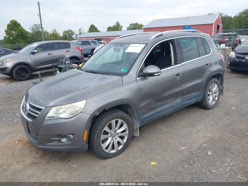 VOLKSWAGEN TIGUAN 2009 VIN WVGAV75N29W511766