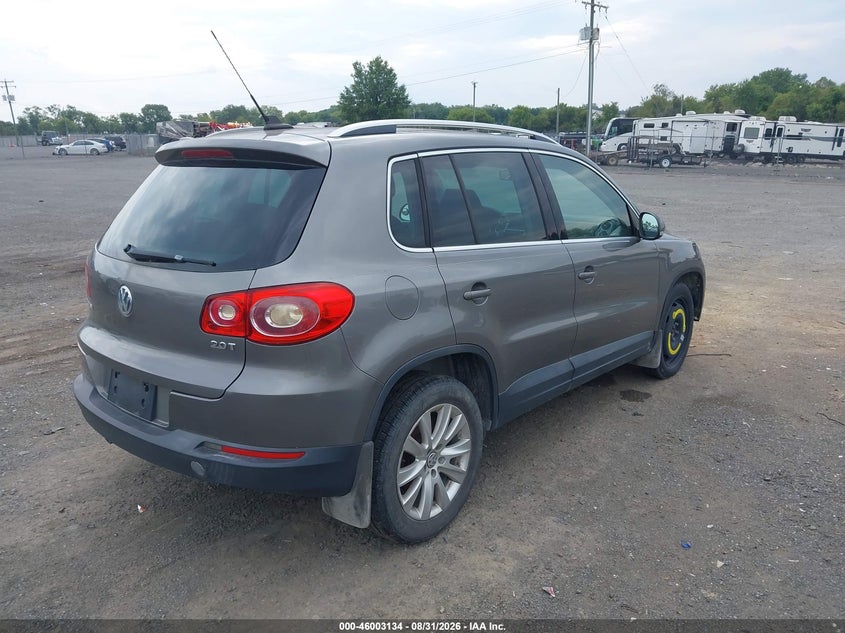 VOLKSWAGEN TIGUAN 2009 VIN WVGAV75N29W511766