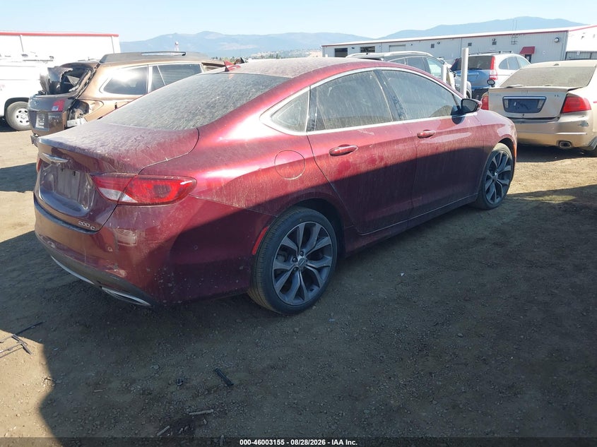2015 CHRYSLER 200 auction photo 4