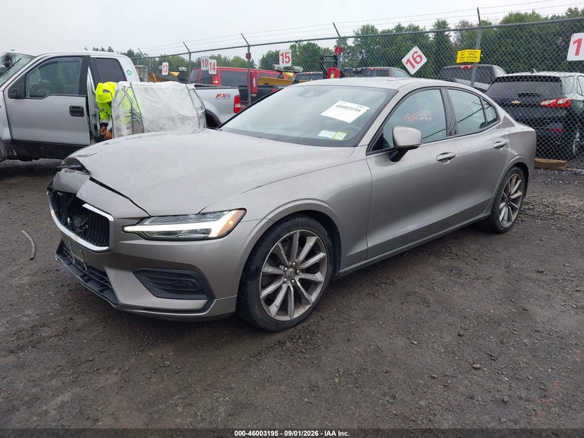 2019 VOLVO S60 SEDAN 2.0L I-4 DI, DOHC, VVT, TURBO/SUPERCHARGER, 316HP