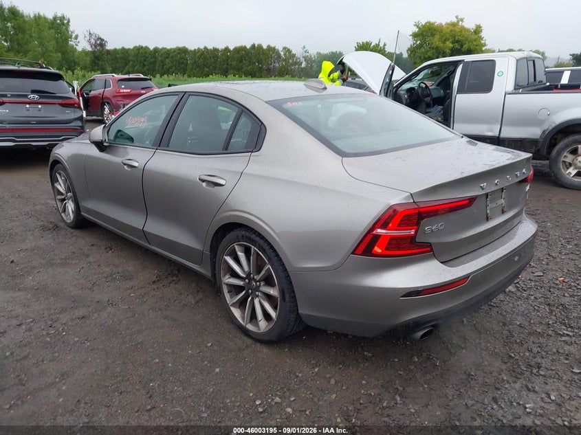 2019 VOLVO S60 SEDAN 2.0L I-4 DI, DOHC, VVT, TURBO/SUPERCHARGER, 316HP