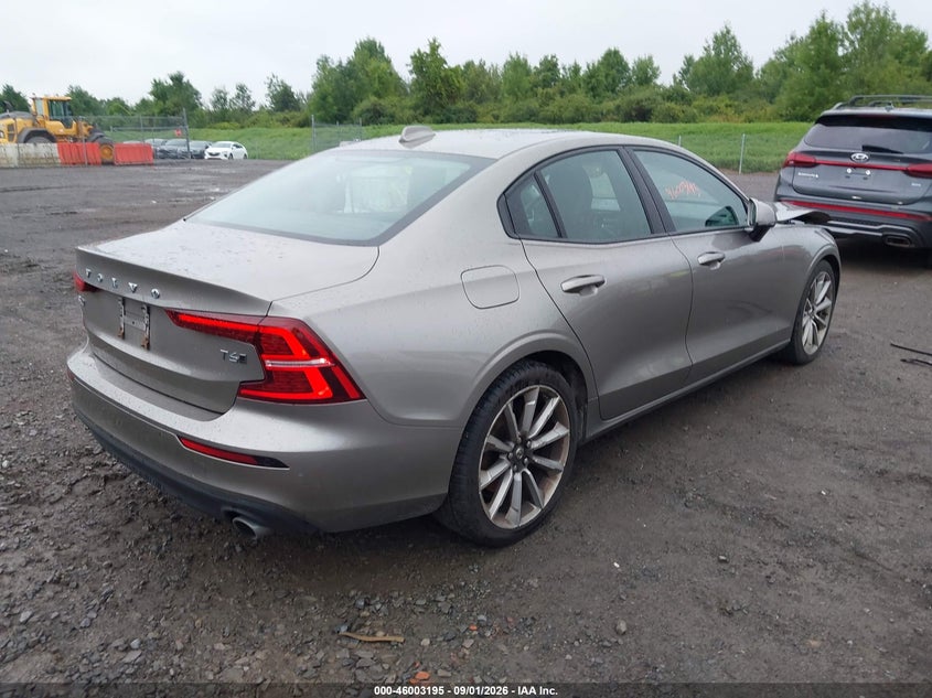 2019 VOLVO S60 SEDAN 2.0L I-4 DI, DOHC, VVT, TURBO/SUPERCHARGER, 316HP