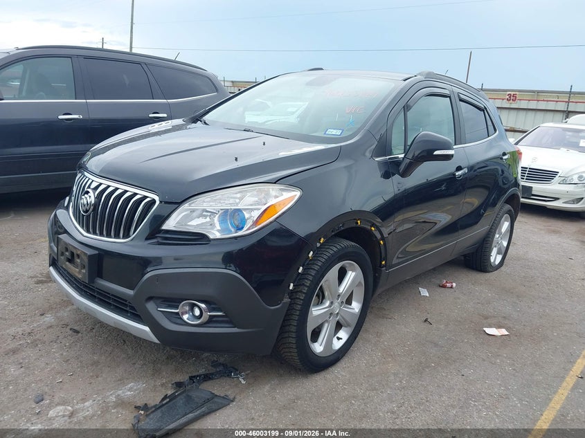 Vin: kl4cjbsb6fb131669, lot: 46502544, buick encore convenience 20152